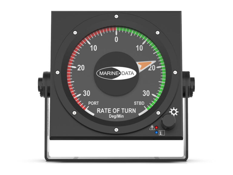MD67ROT Weatherproof Dial Rate of Turn Indicator Marine Data Systems