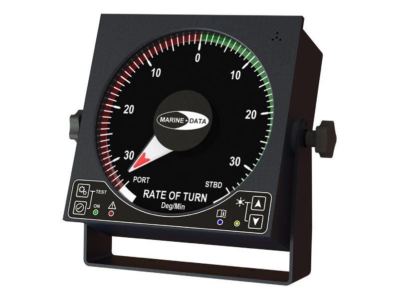 MD68ROT Large Dial Rate of Turn Indicator Marine Data Systems